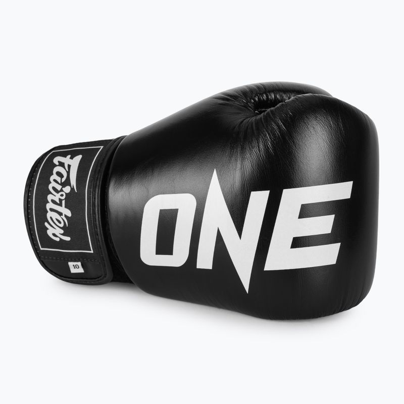 Fairtex ONE X Fairtex Boxing Gloves black 5