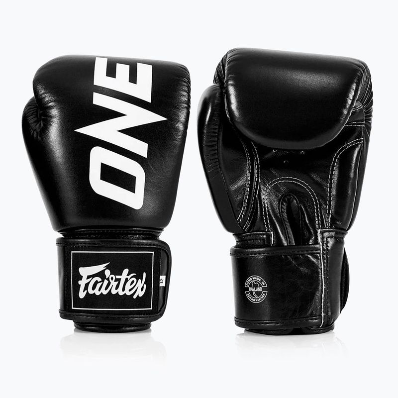 Fairtex ONE X Fairtex Boxing Gloves black