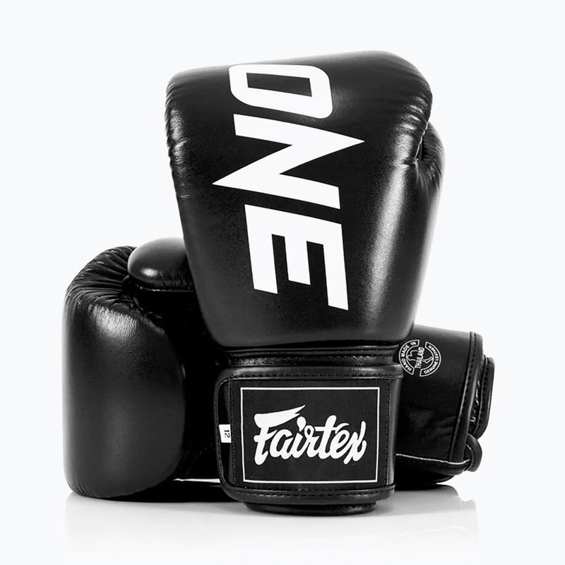 Fairtex ONE X Fairtex Boxing Gloves black 4