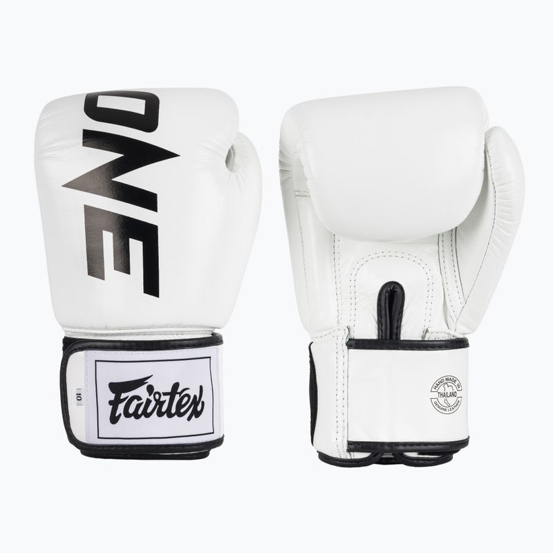 Fairtex ONE X Fairtex Boxing Gloves white