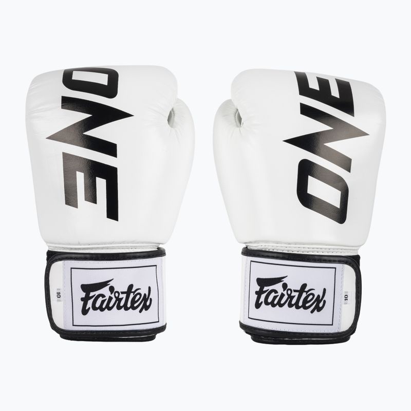 Fairtex ONE X Fairtex Boxing Gloves white 2