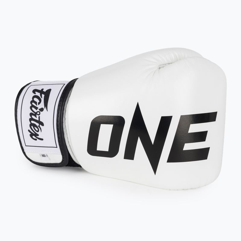 Fairtex ONE X Fairtex Boxing Gloves white 5