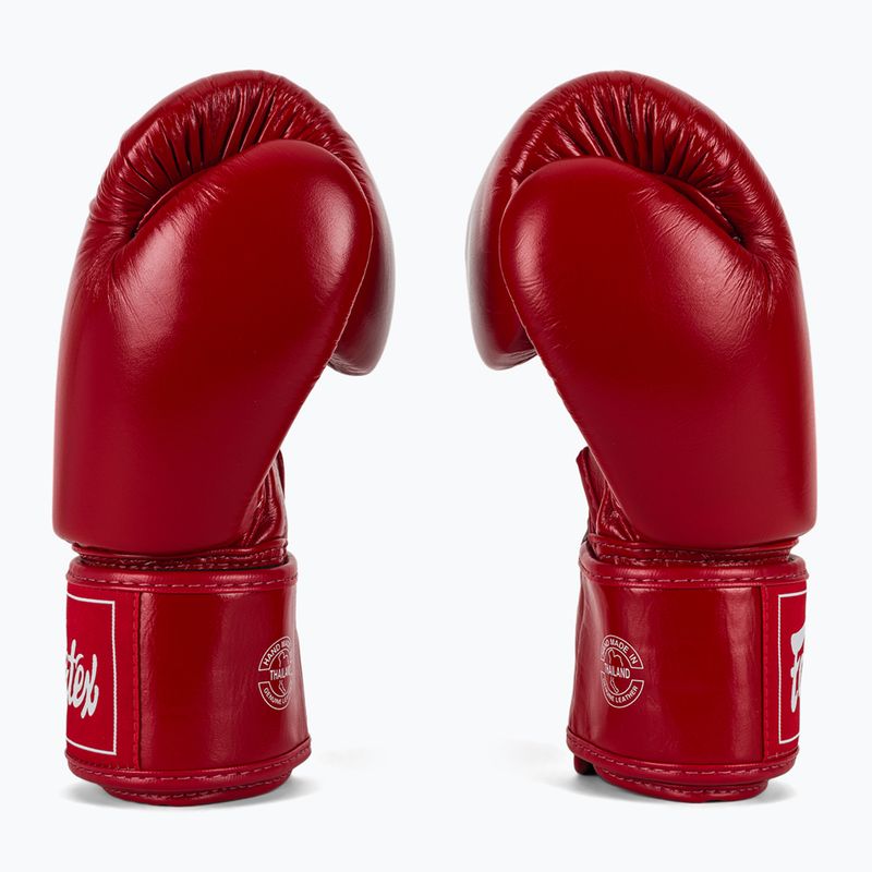 Fairtex ONE X Fairtex Boxing gloves red 4