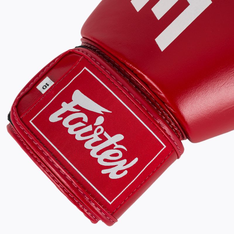 Fairtex ONE X Fairtex Boxing gloves red 6