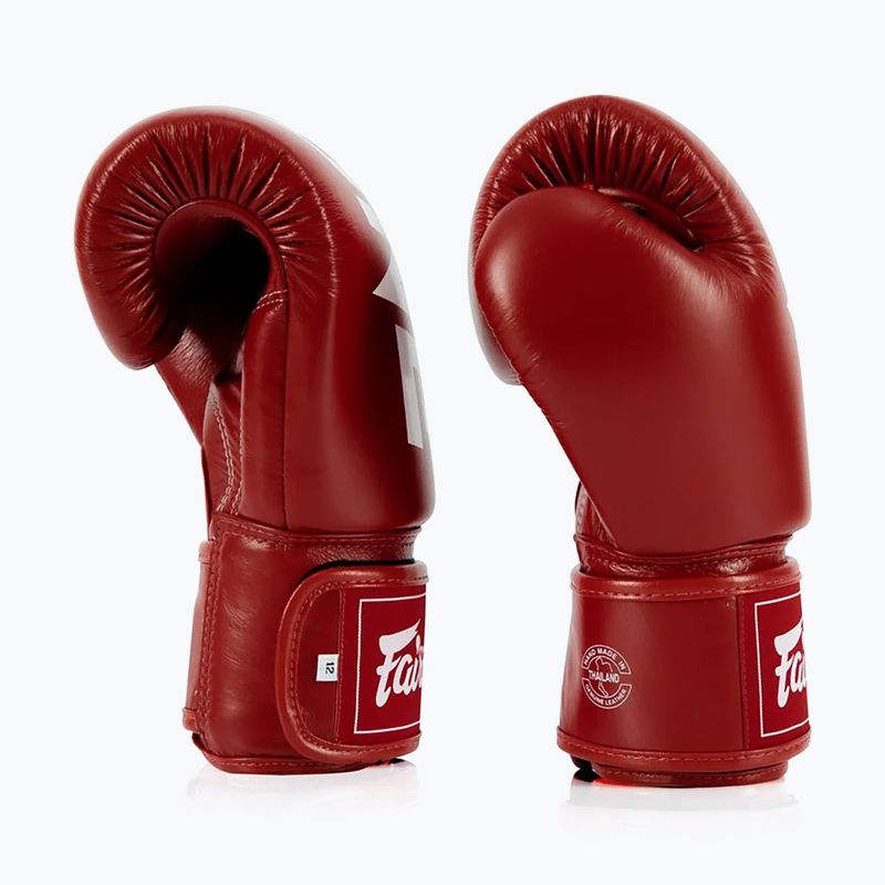 Fairtex ONE X Fairtex Boxing gloves red 3