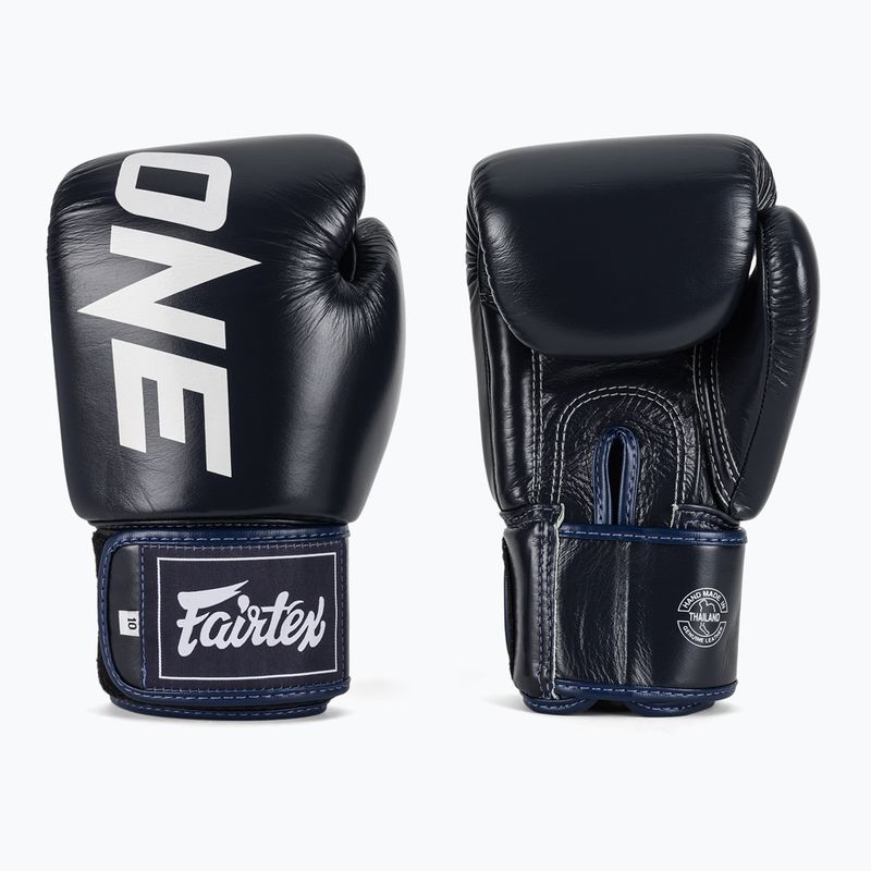 Fairtex ONE X Fairtex boxing gloves blue