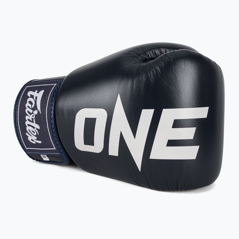 Fairtex ONE X Fairtex boxing gloves blue 5