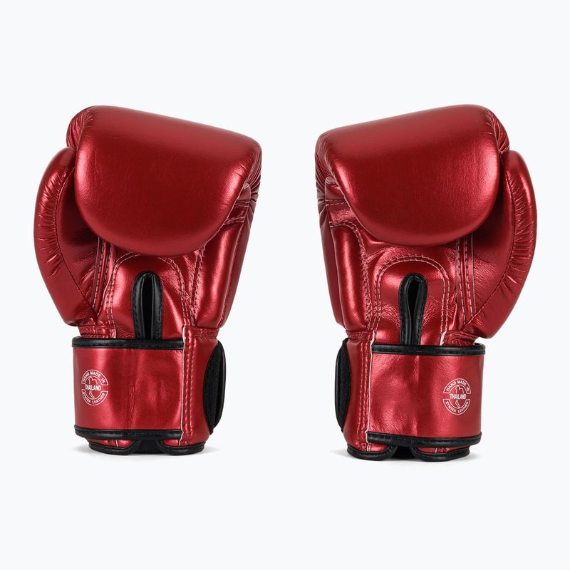 Fairtex Metallic Boxing Gloves red 3