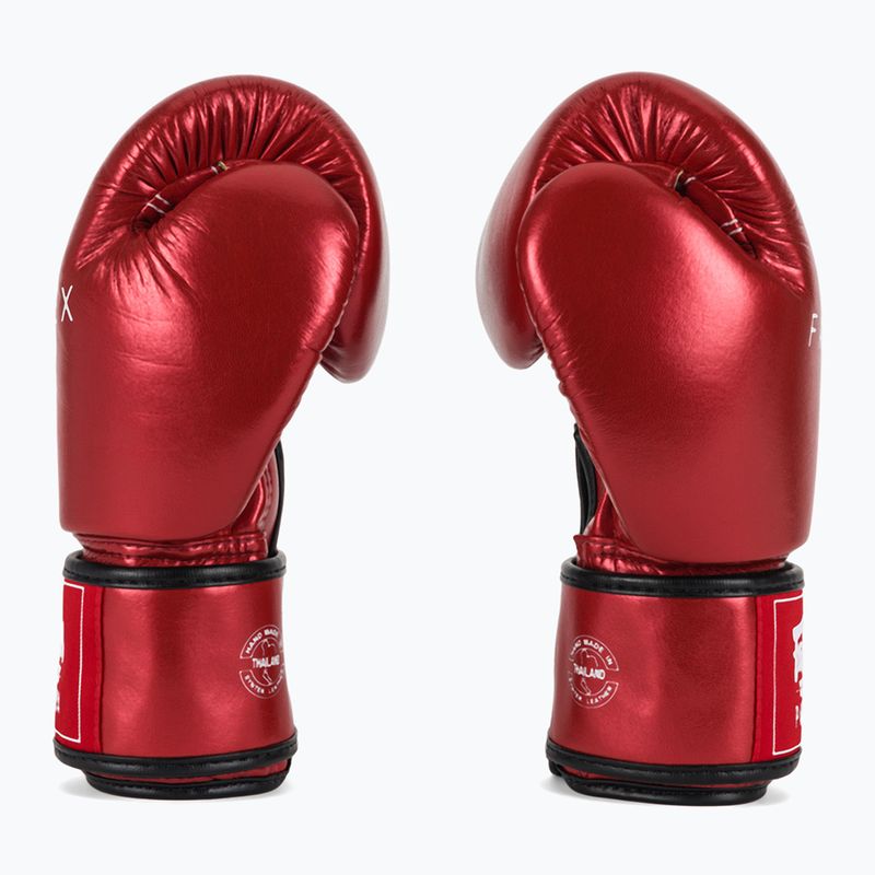 Fairtex Metallic Boxing Gloves red 4