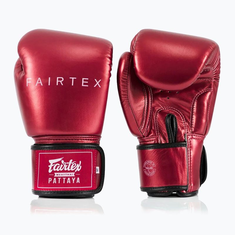 Fairtex Metallic Boxing Gloves red