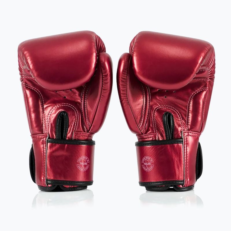 Fairtex Metallic Boxing Gloves red 3