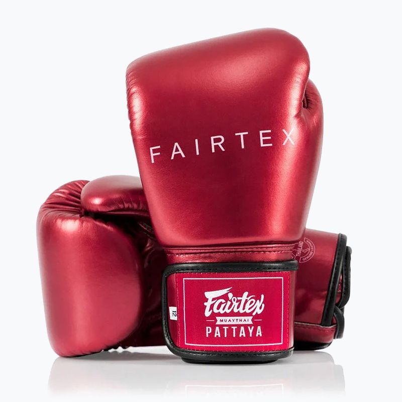 Fairtex Metallic Boxing Gloves red 5