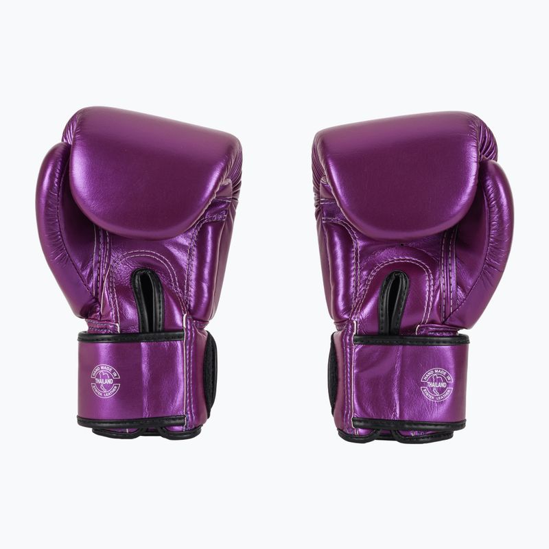 Fairtex Metallic Boxing Gloves purple 3