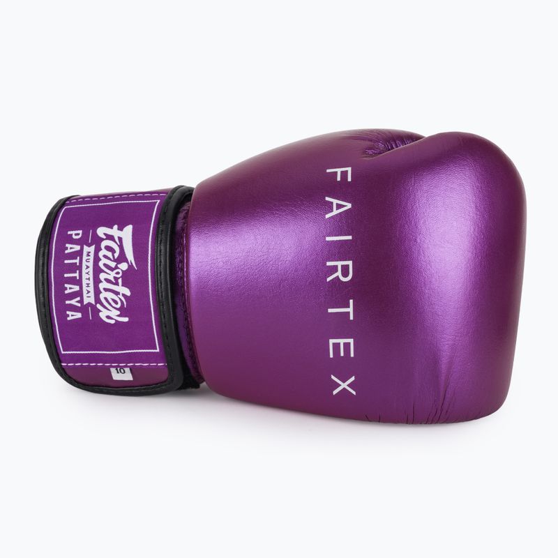 Fairtex Metallic Boxing Gloves purple 5
