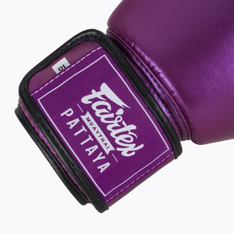 Fairtex Metallic Boxing Gloves purple 6