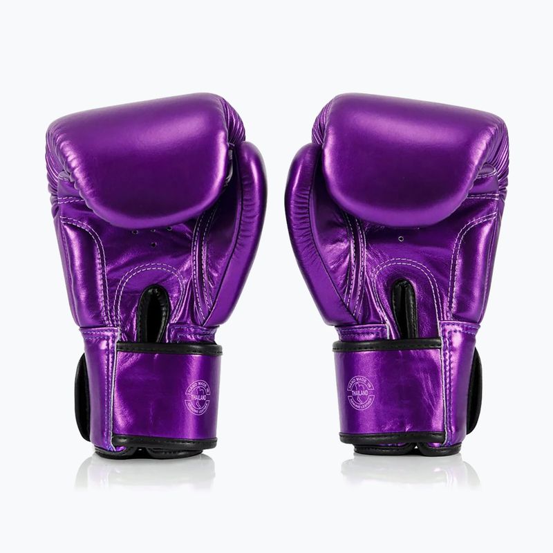 Fairtex Metallic Boxing Gloves purple 2