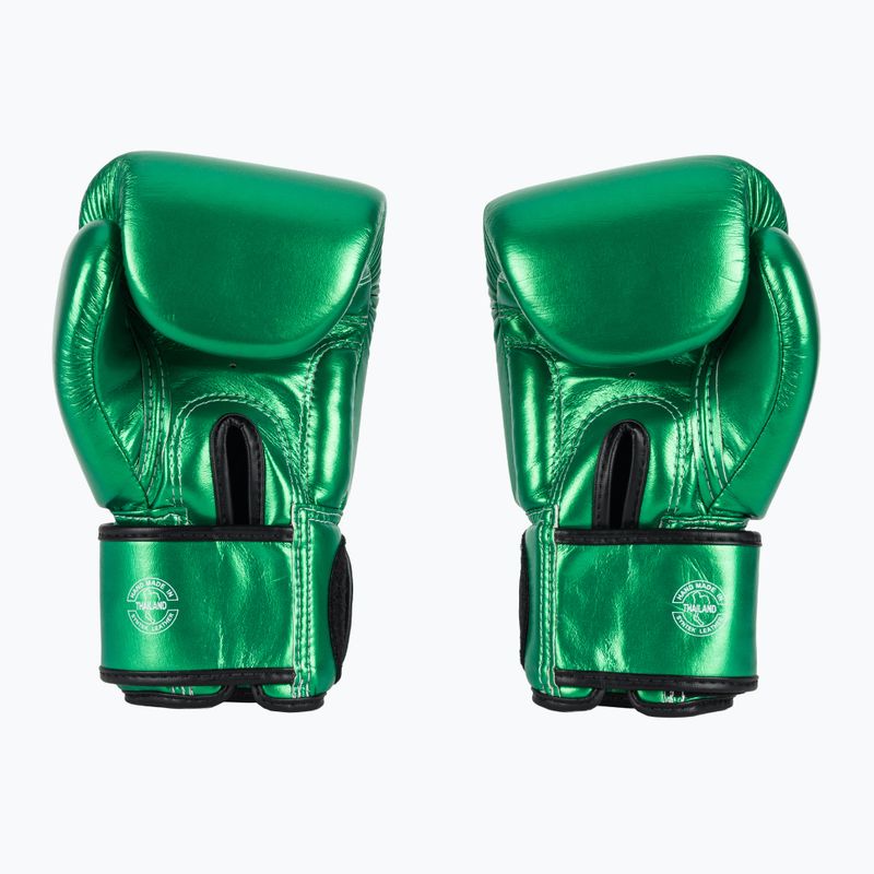 Fairtex Metallic Boxing Gloves green 3