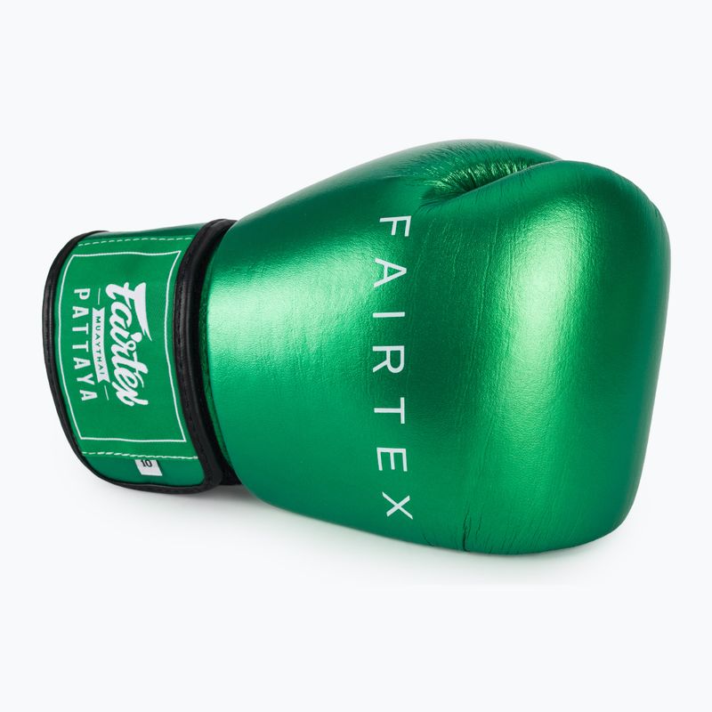 Fairtex Metallic Boxing Gloves green 5