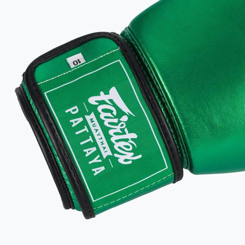 Fairtex Metallic Boxing Gloves green 6