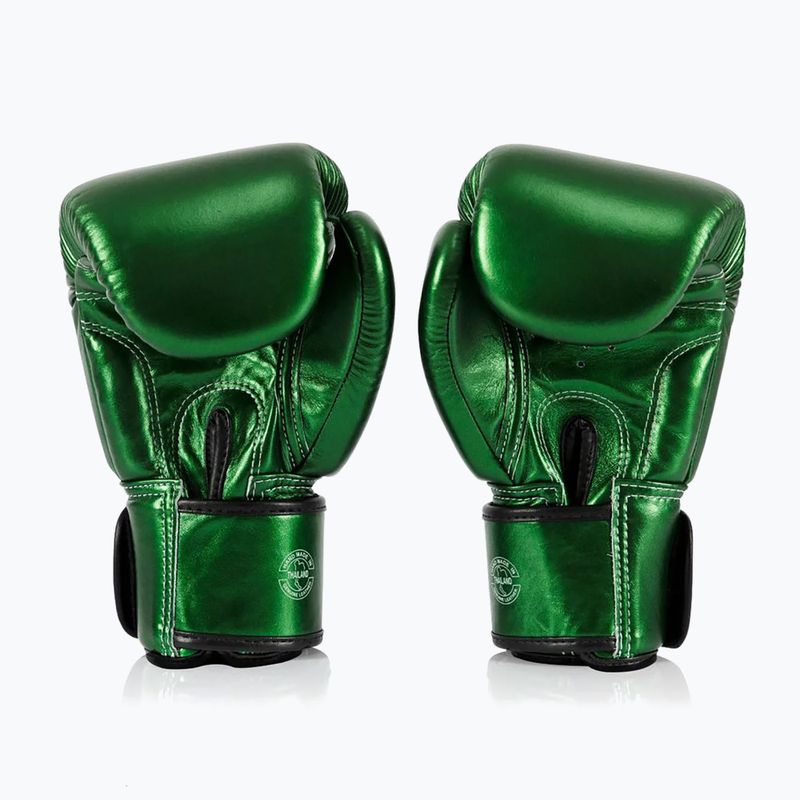 Fairtex Metallic Boxing Gloves green 2