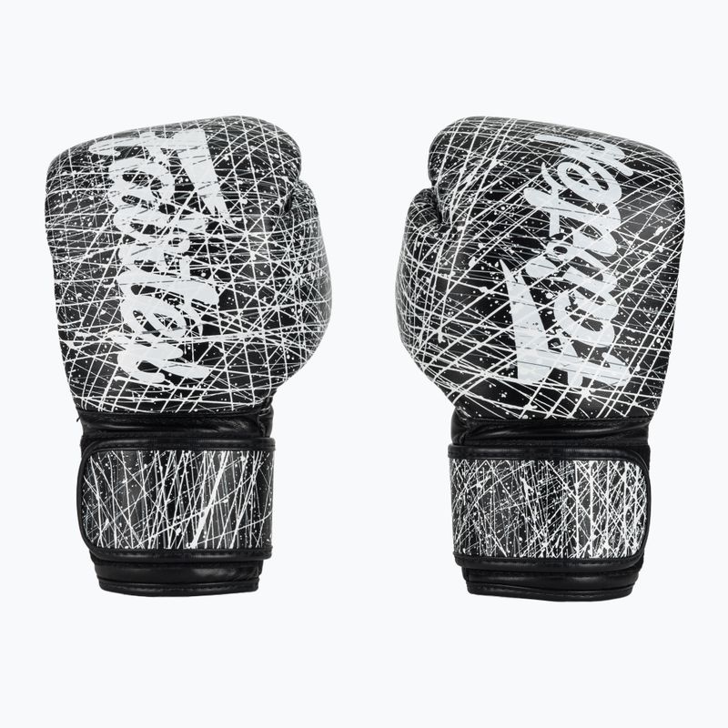 Fairtex Microfiber Art Collections Painter gloves black/white 2