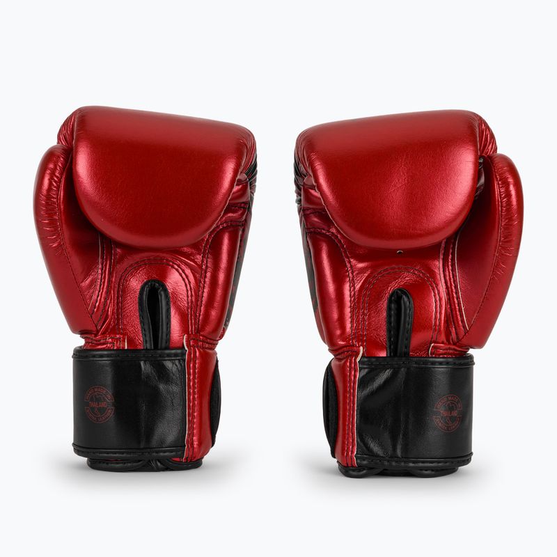 Fairtex Golden Jubilee red boxing gloves 3