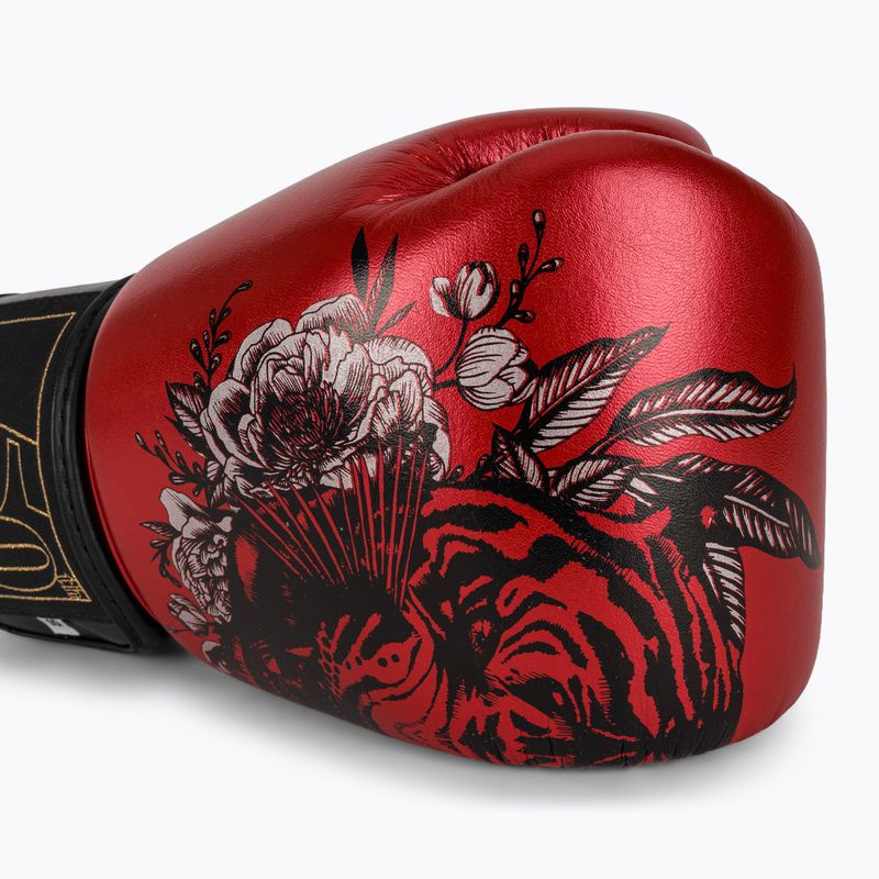 Fairtex Golden Jubilee red boxing gloves 5