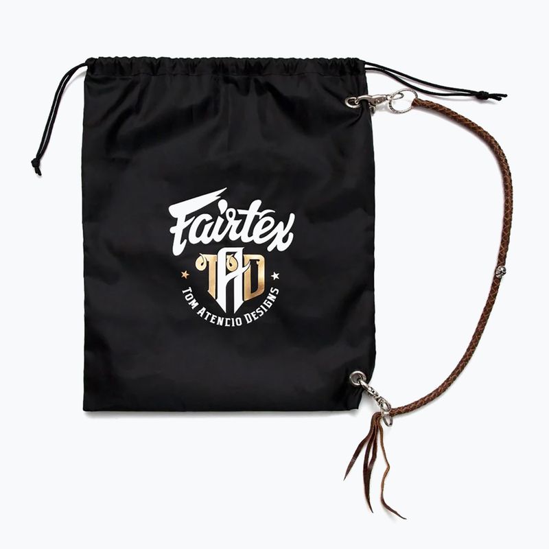 Fairtex X Tom Atencio Boxing Gloves The Heart of Warrior Boxing charcoal 3