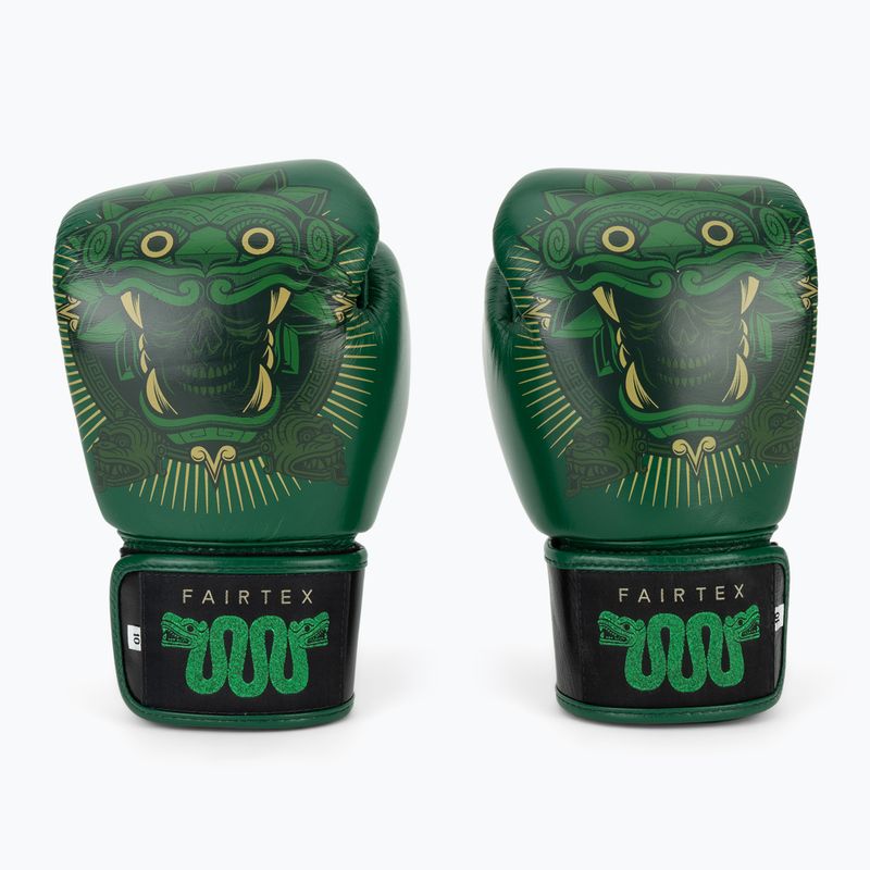 Fairtex X Tom Atencio Boxing Resurrection green boxing gloves 2
