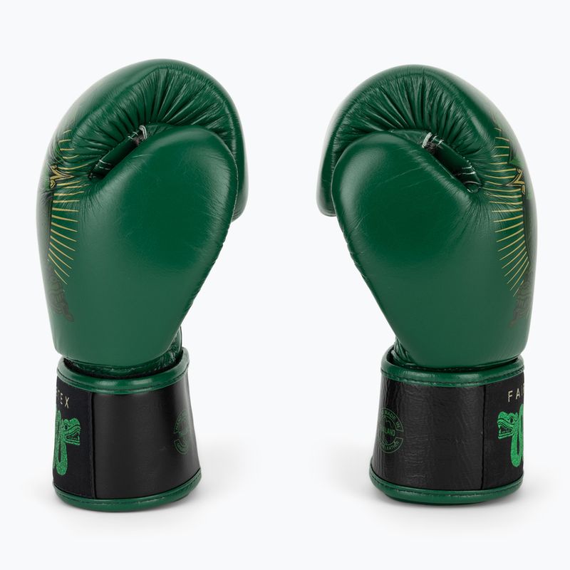 Fairtex X Tom Atencio Boxing Resurrection green boxing gloves 4
