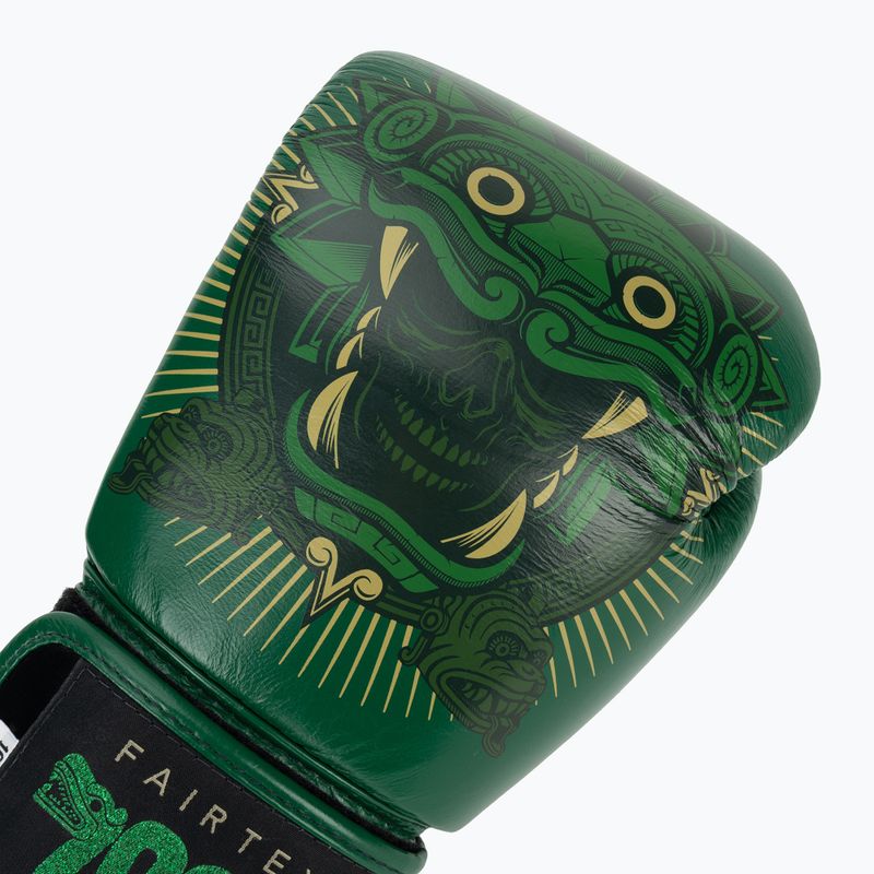 Fairtex X Tom Atencio Boxing Resurrection green boxing gloves 5