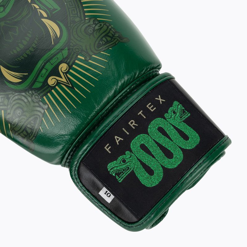 Fairtex X Tom Atencio Boxing Resurrection green boxing gloves 6