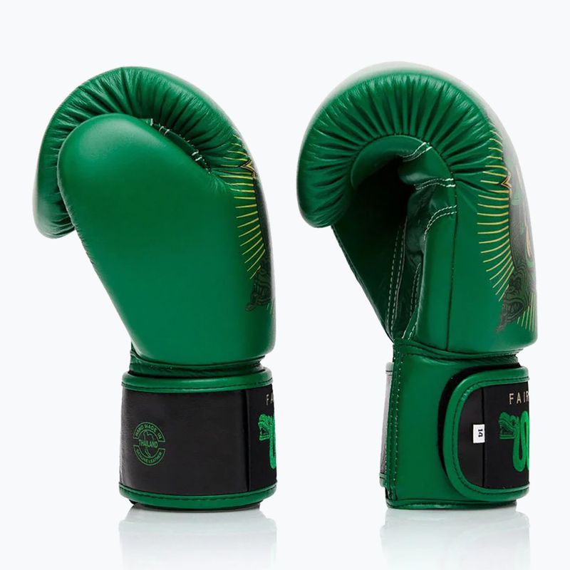 Fairtex X Tom Atencio Boxing Resurrection green boxing gloves 3