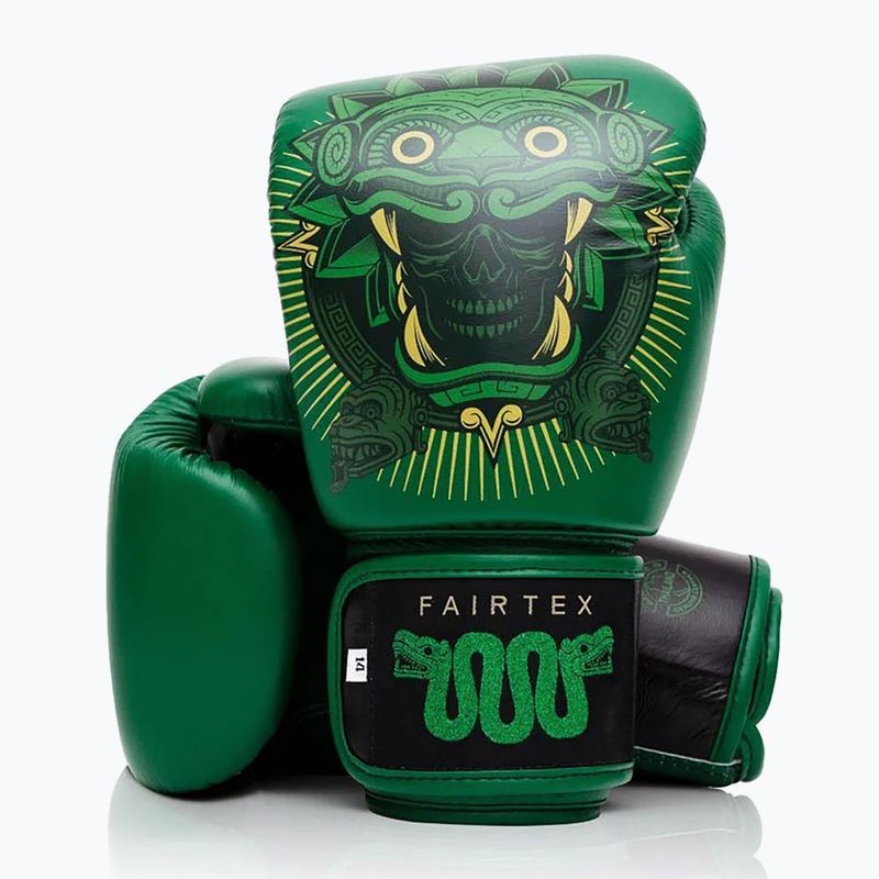 Fairtex X Tom Atencio Boxing Resurrection green boxing gloves 4