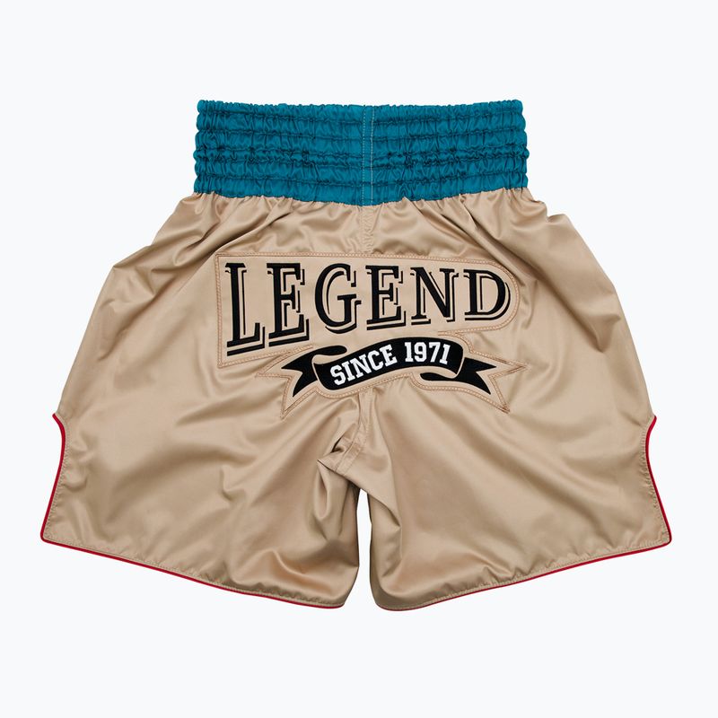 Fairtex Boxing Trunks BT2010 'Vintage' khaki boxing shorts 2