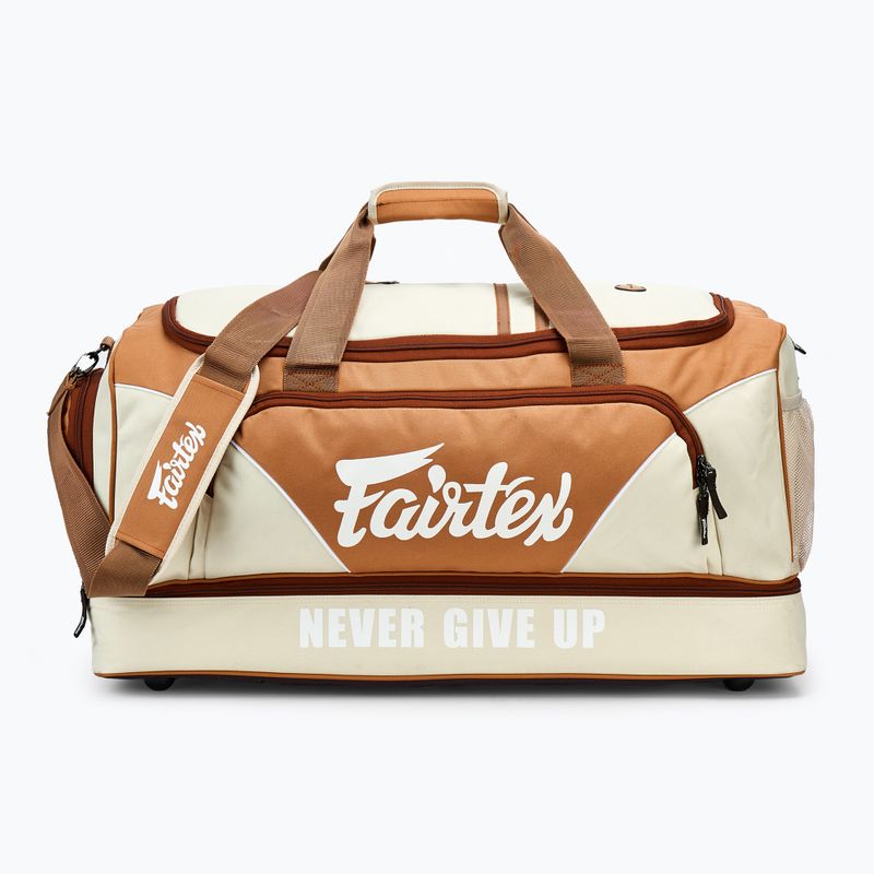 Fairtex Gym Bag khaki/orange 2