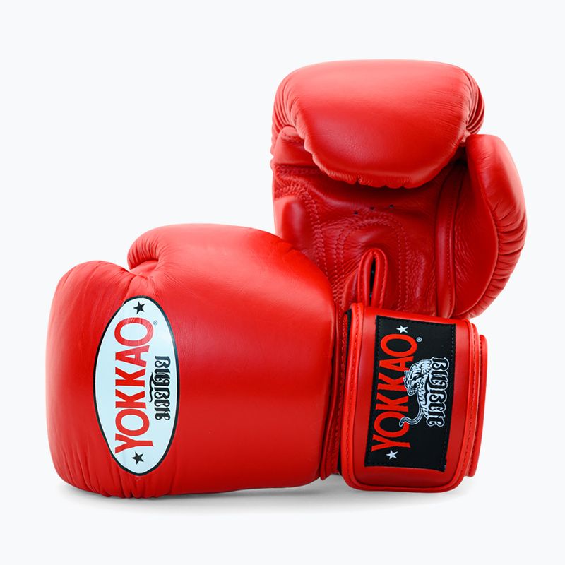Men's boxing gloves YOKKAO Matrix red 7