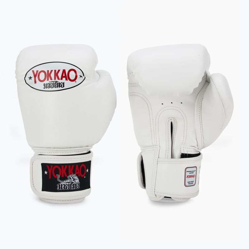 Men's boxing gloves YOKKAO Matrix white
