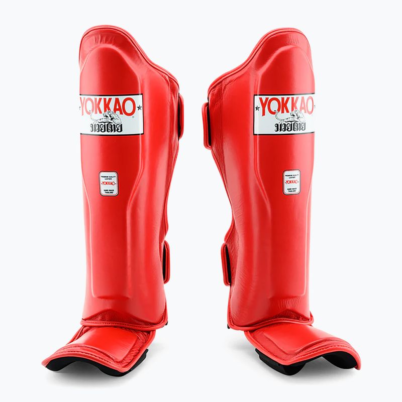 YOKKAO Matrix red tibia and foot protectors 2