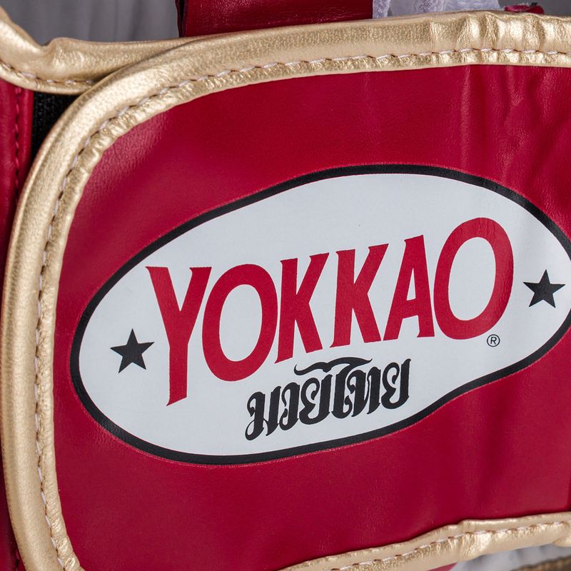 YOKKAO Training Headguard combat sports helmet red HYGL-1-2 4