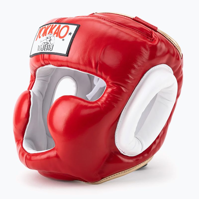 YOKKAO Training Headguard combat sports helmet red HYGL-1-2 9