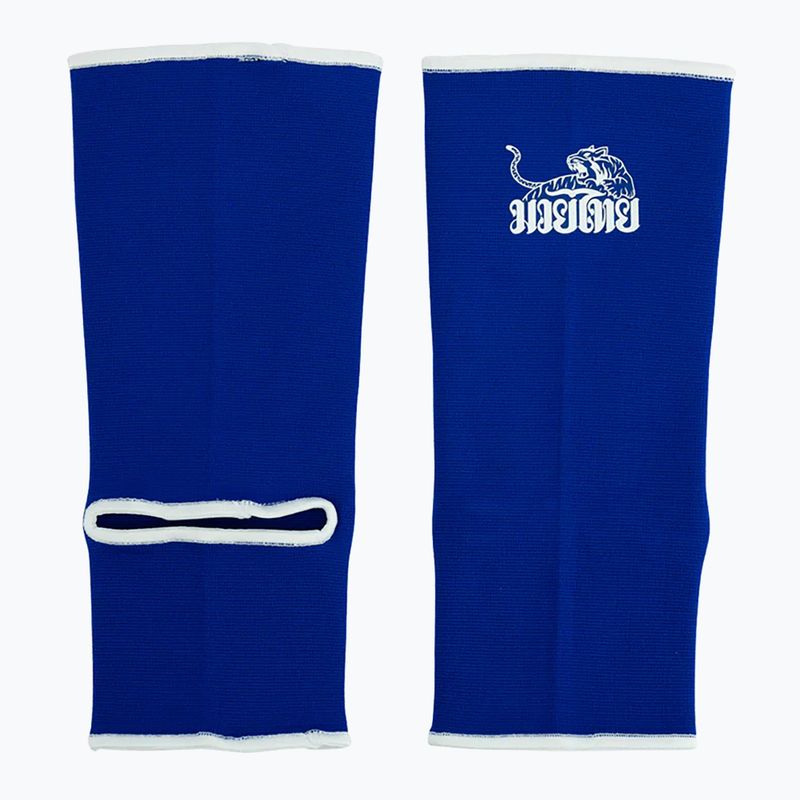 Men's YOKKAO Muay Thai ankle protectors blue 2