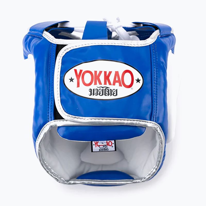 Men's boxing helmet YOKKAO Training blue 2