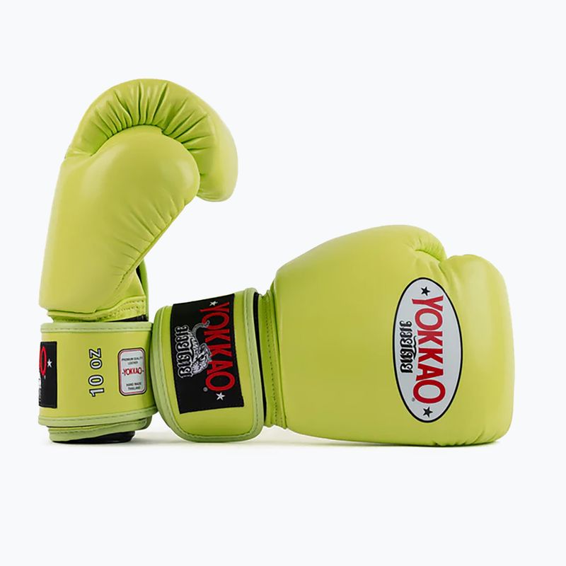 YOKKAO Matrix lime punch men's boxing gloves 3