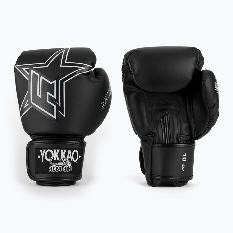 Boxing gloves YOKKAO Institution Boxing black