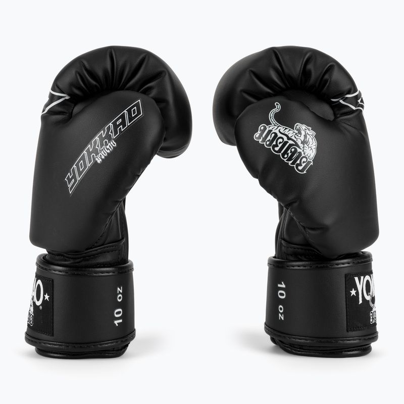 Boxing gloves YOKKAO Institution Boxing black 4