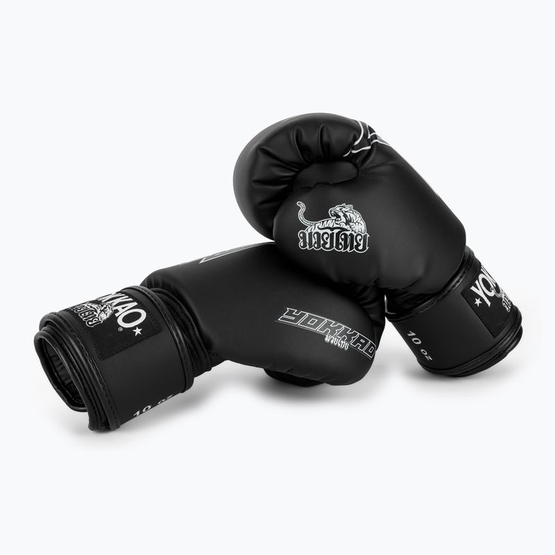Boxing gloves YOKKAO Institution Boxing black 7