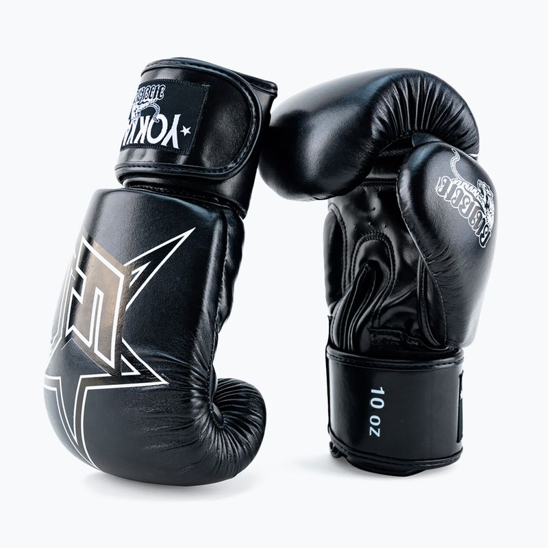 Boxing gloves YOKKAO Institution Boxing black