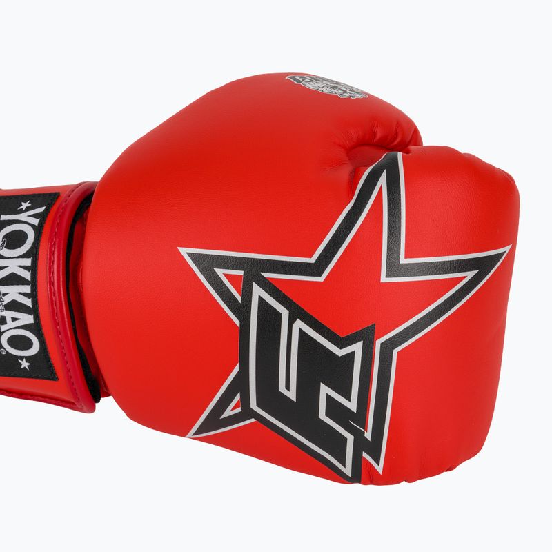 Boxing gloves YOKKAO Institution Boxing red 5