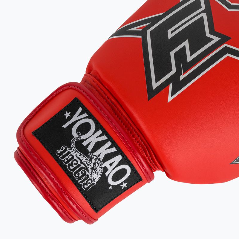 Boxing gloves YOKKAO Institution Boxing red 6